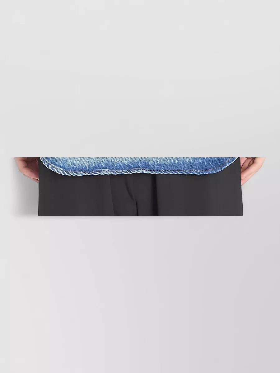 Ami Paris Denim Oversized Shirt Jacket