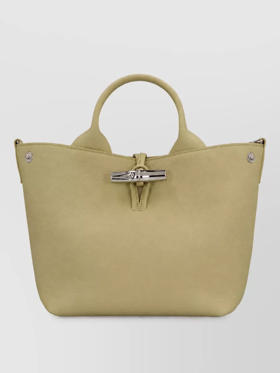 Longchamp leather tote bag