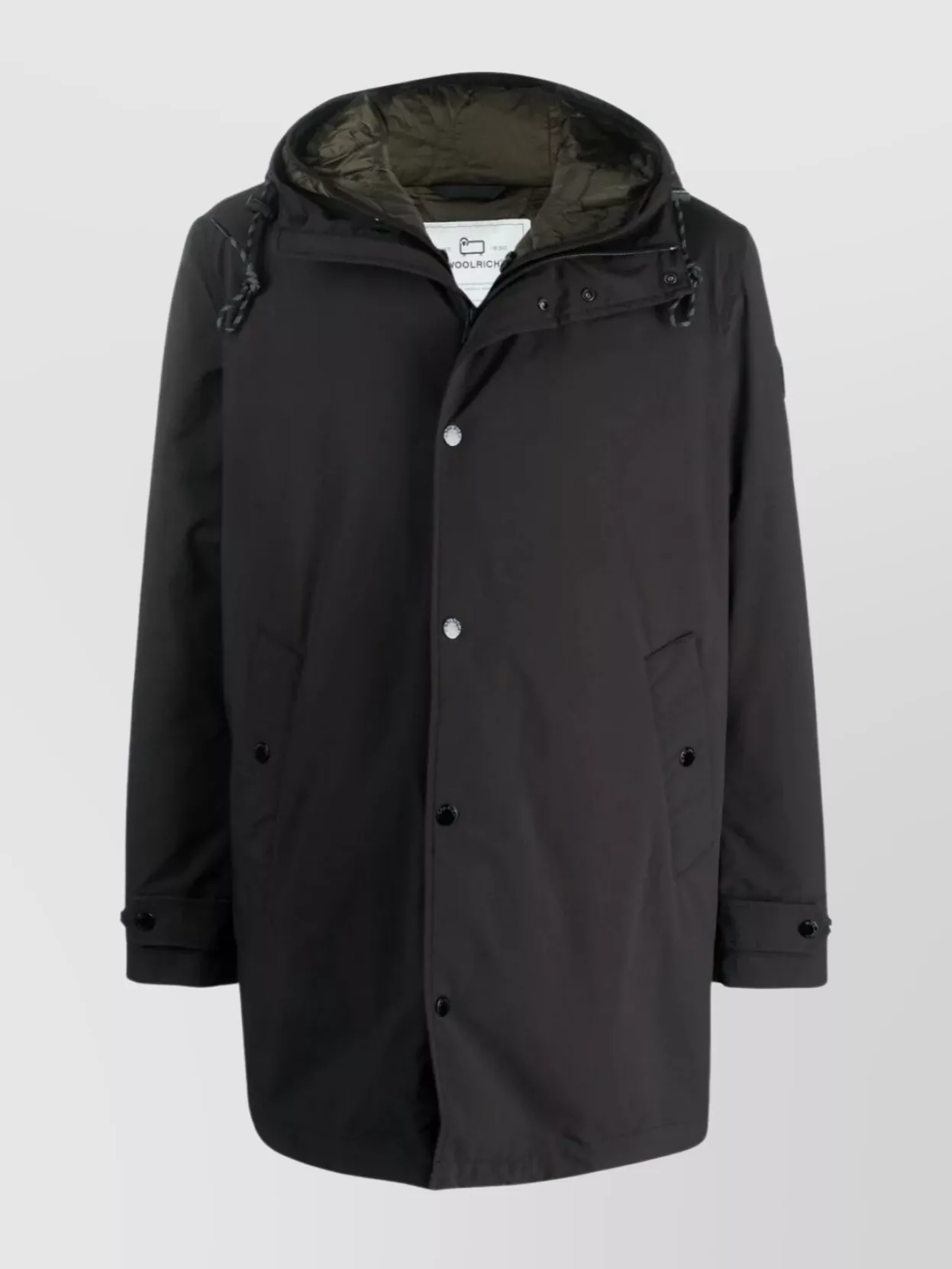 Shop Woolrich Durable Adjustable 3-in-1 Parka: Spacious Pockets In Grey