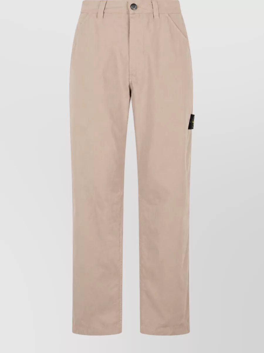 Stone Island cotton cargo trousers
