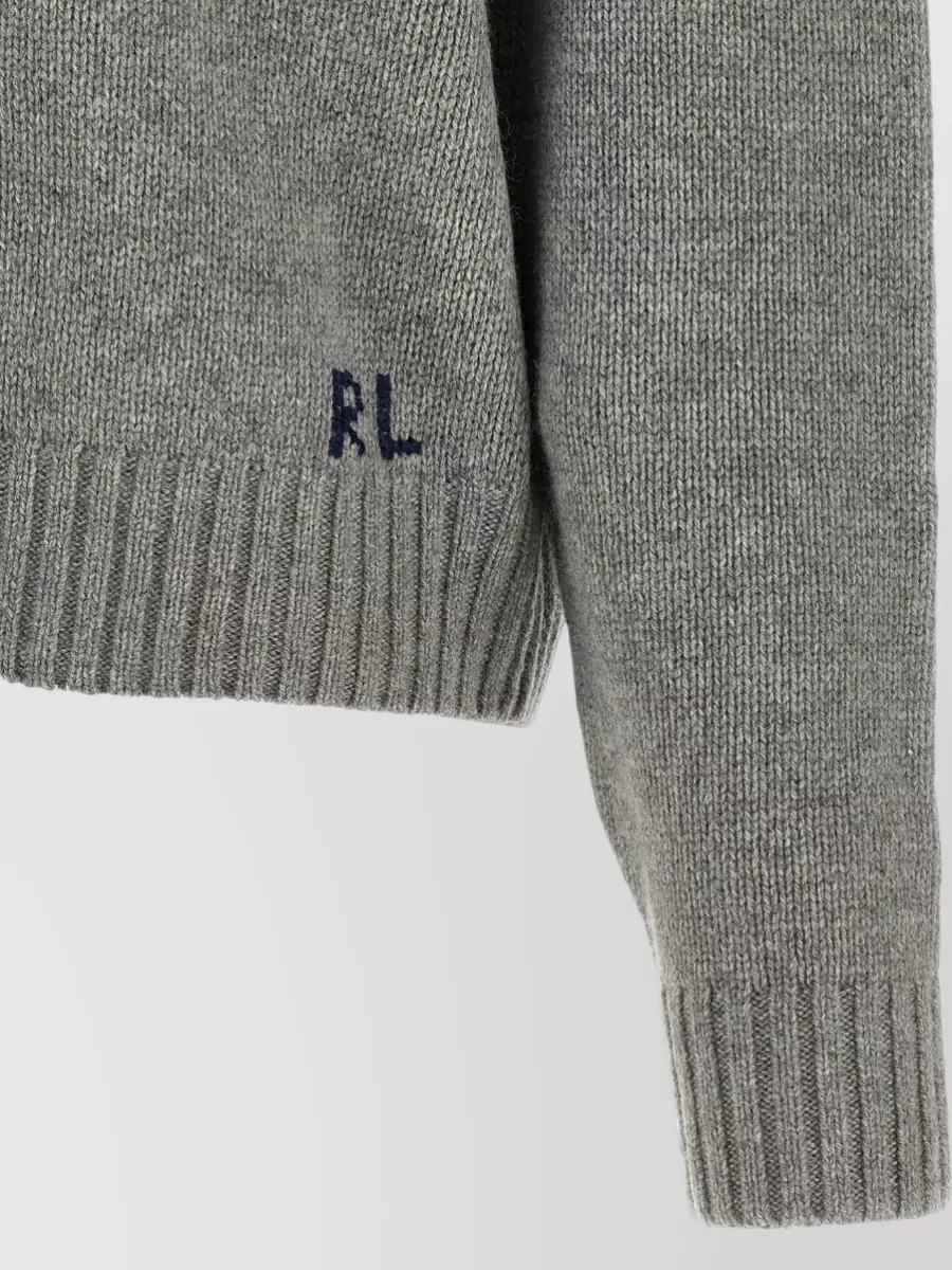 Polo Ralph Lauren Wool Cashmere Relaxed-Fit Intarsia Jumper
