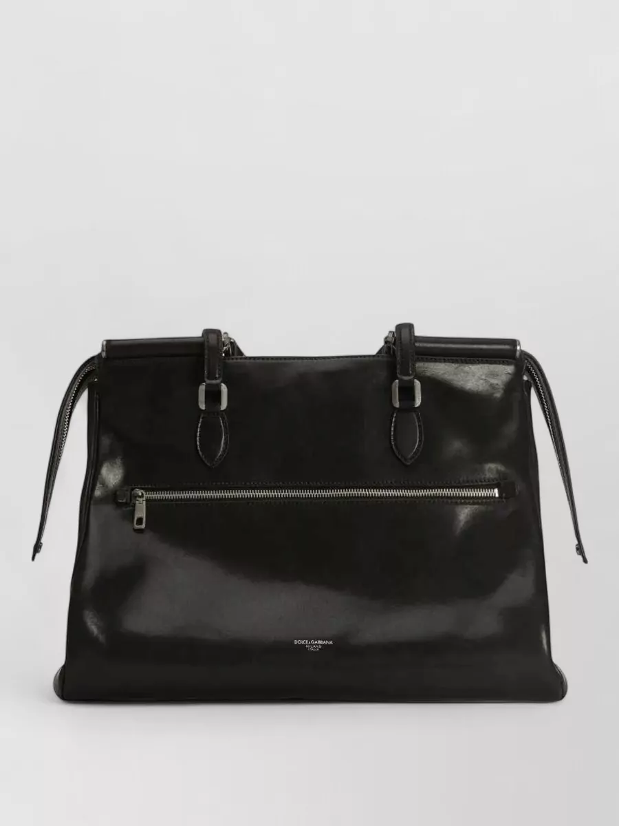 Dolce&Gabbana Leather Top Handle Briefcase