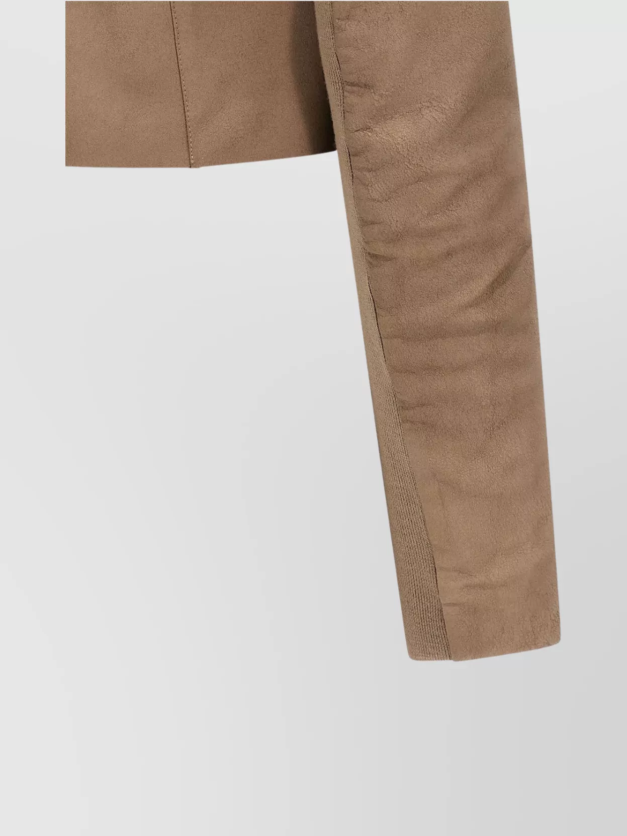 Rick Owens Low Neck Biker Casual Jackets And Parka Pink