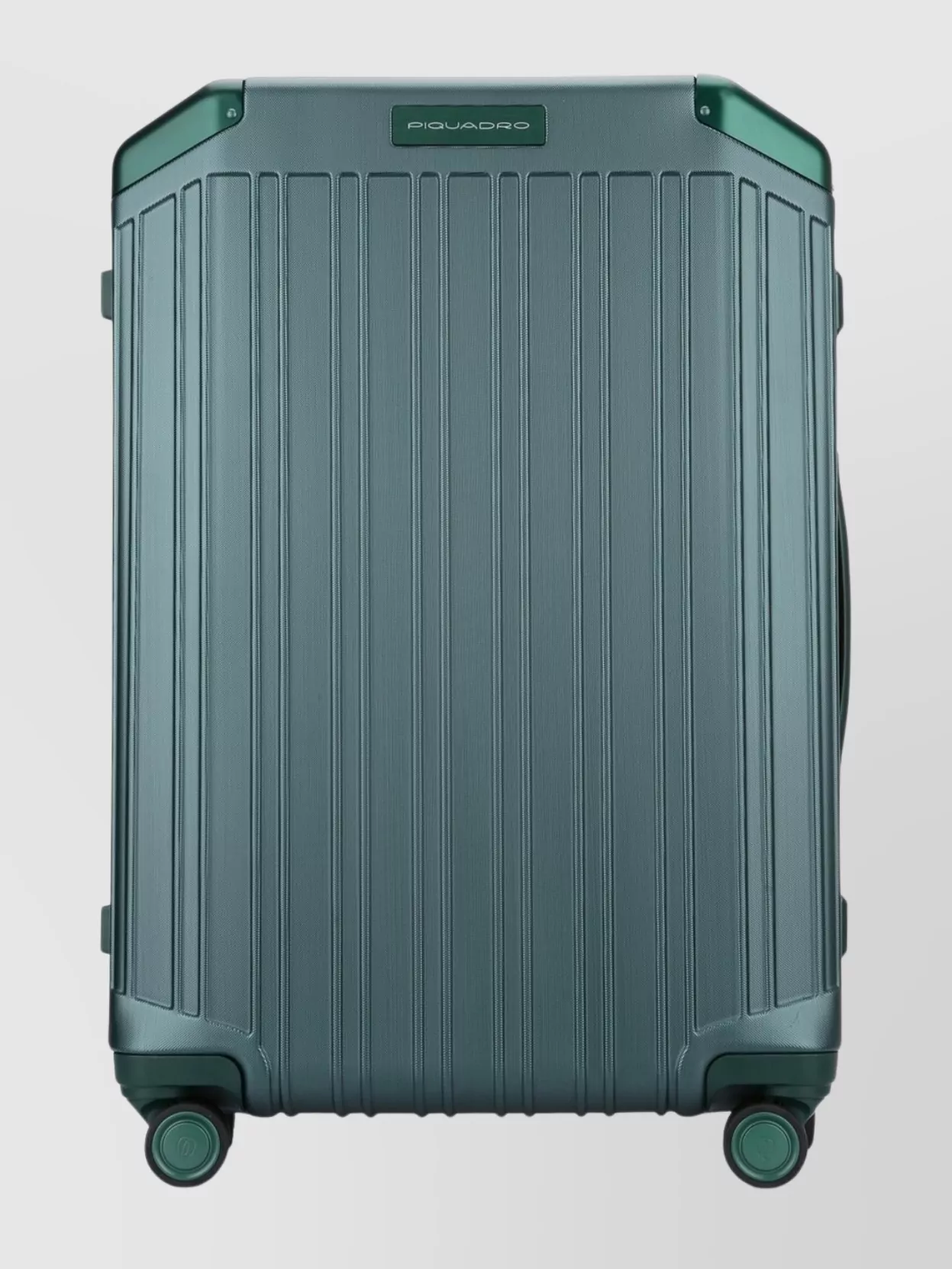 Piquadro Hard Shell Travel Trolley With Four Wheels In Blue