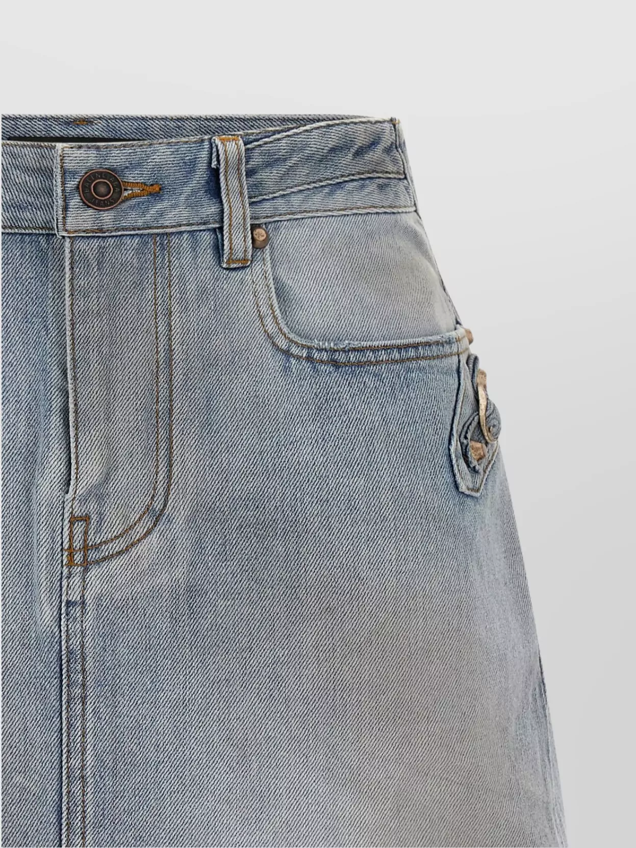 Balenciaga Urban Style Skirt With Pockets And Loops