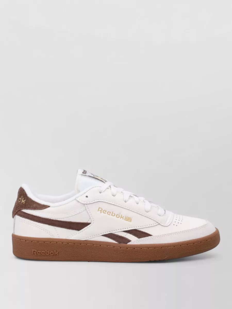 Reebok leather lace-up sneakers