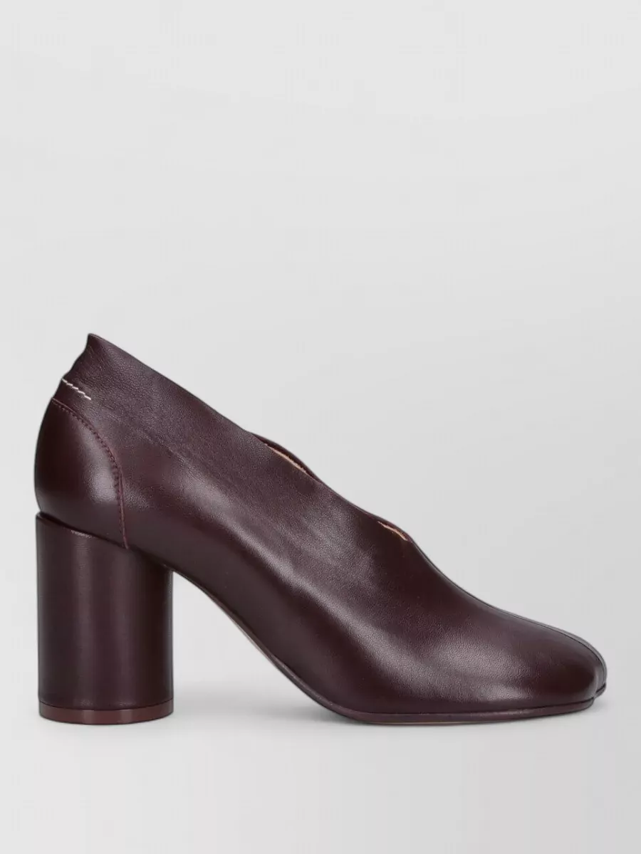 Mm6 Maison Margiela Nappa Leather Anatomic Court Shoes