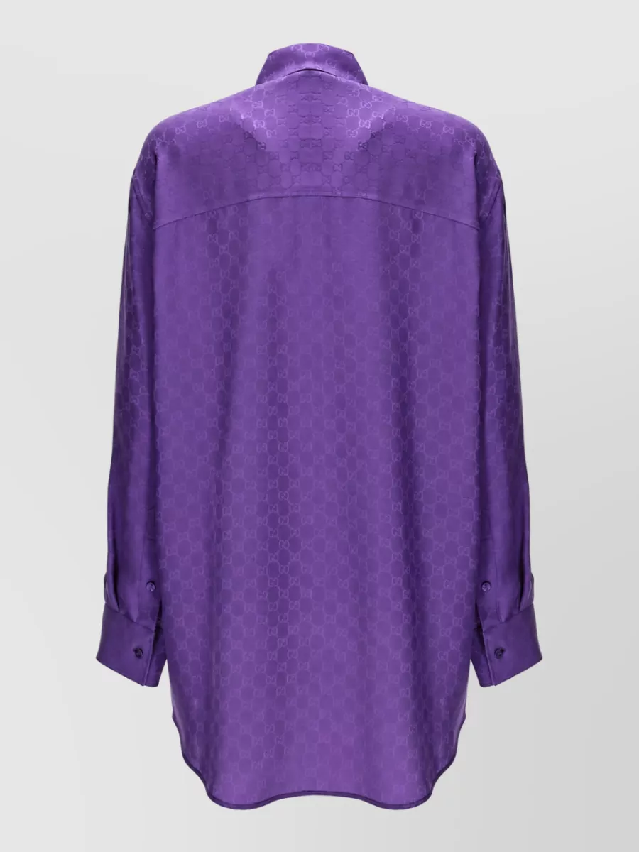 Gucci Silk Gg Pattern Shirt