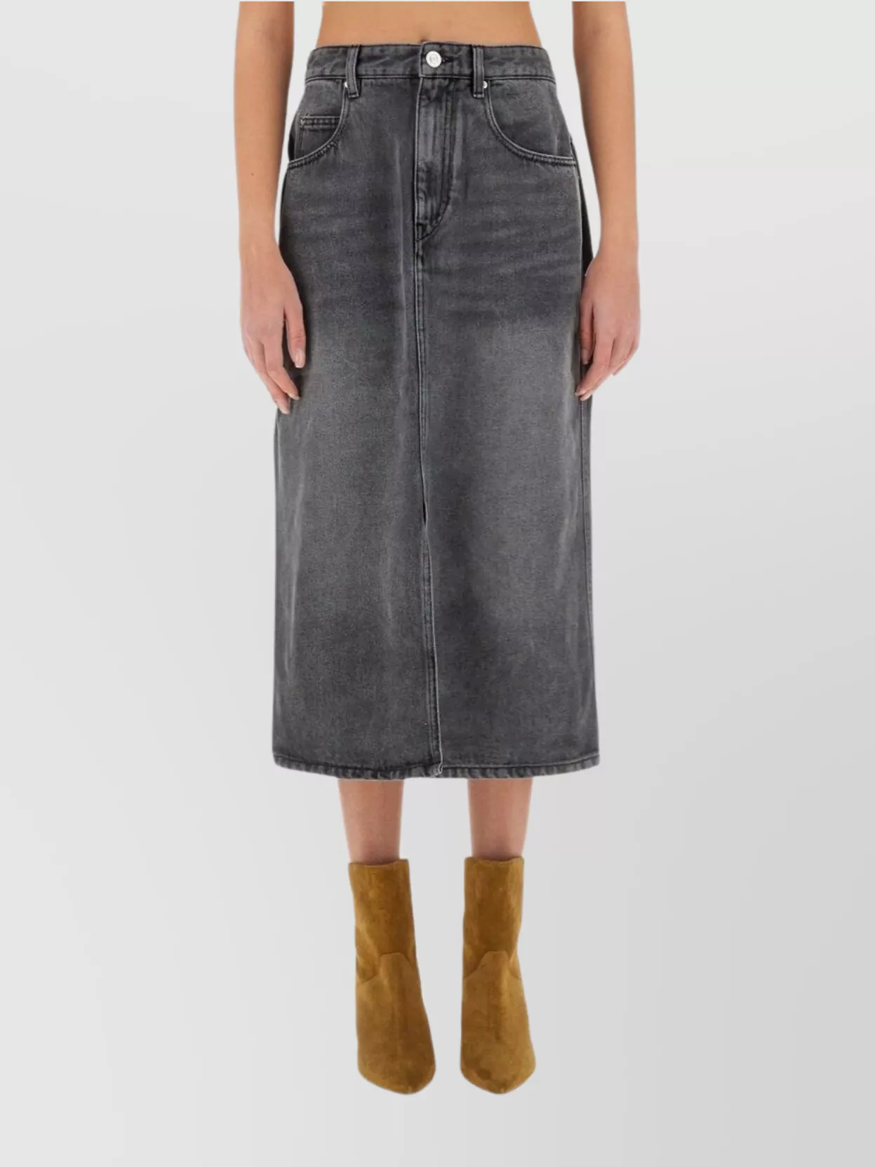 Isabel Marant "Slit Front" Skirt Back Pockets