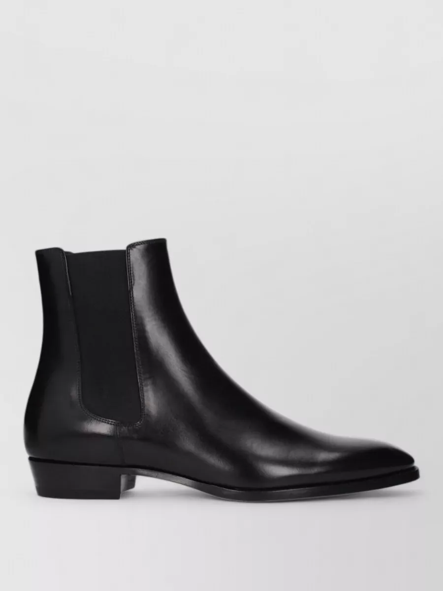 Celine Leather Chelsea Boots