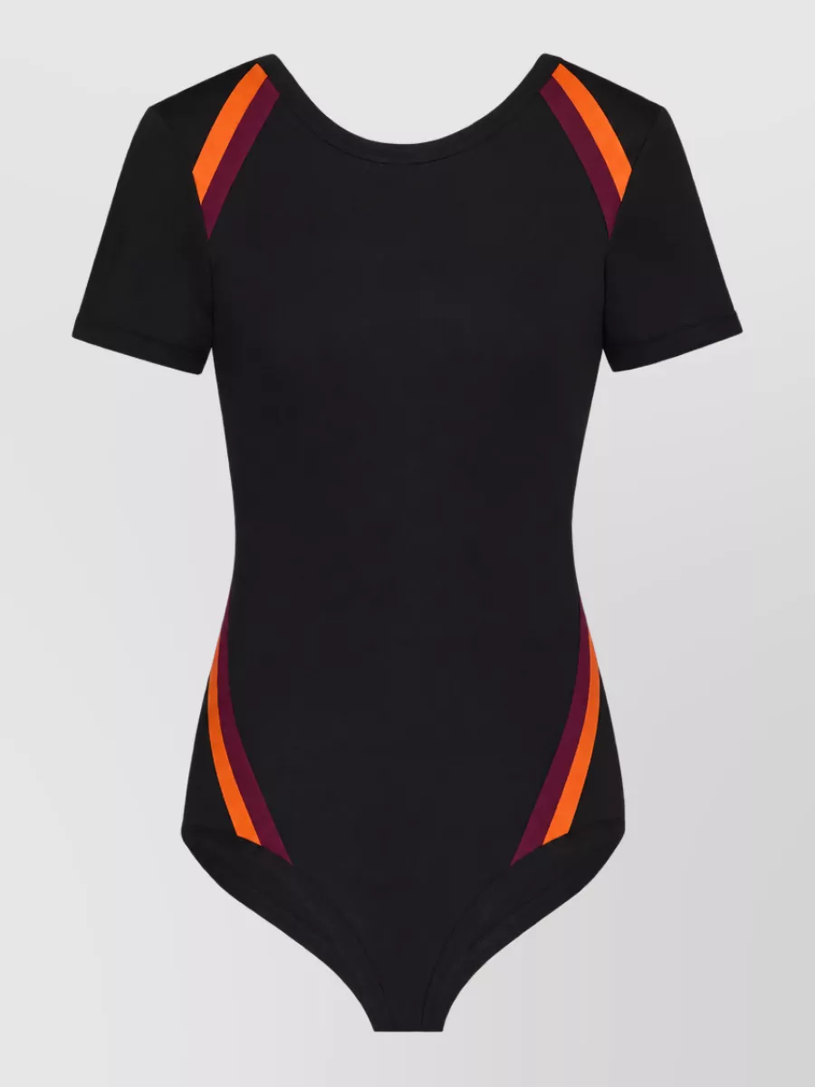 Saint Laurent striped one-piece swimsuit