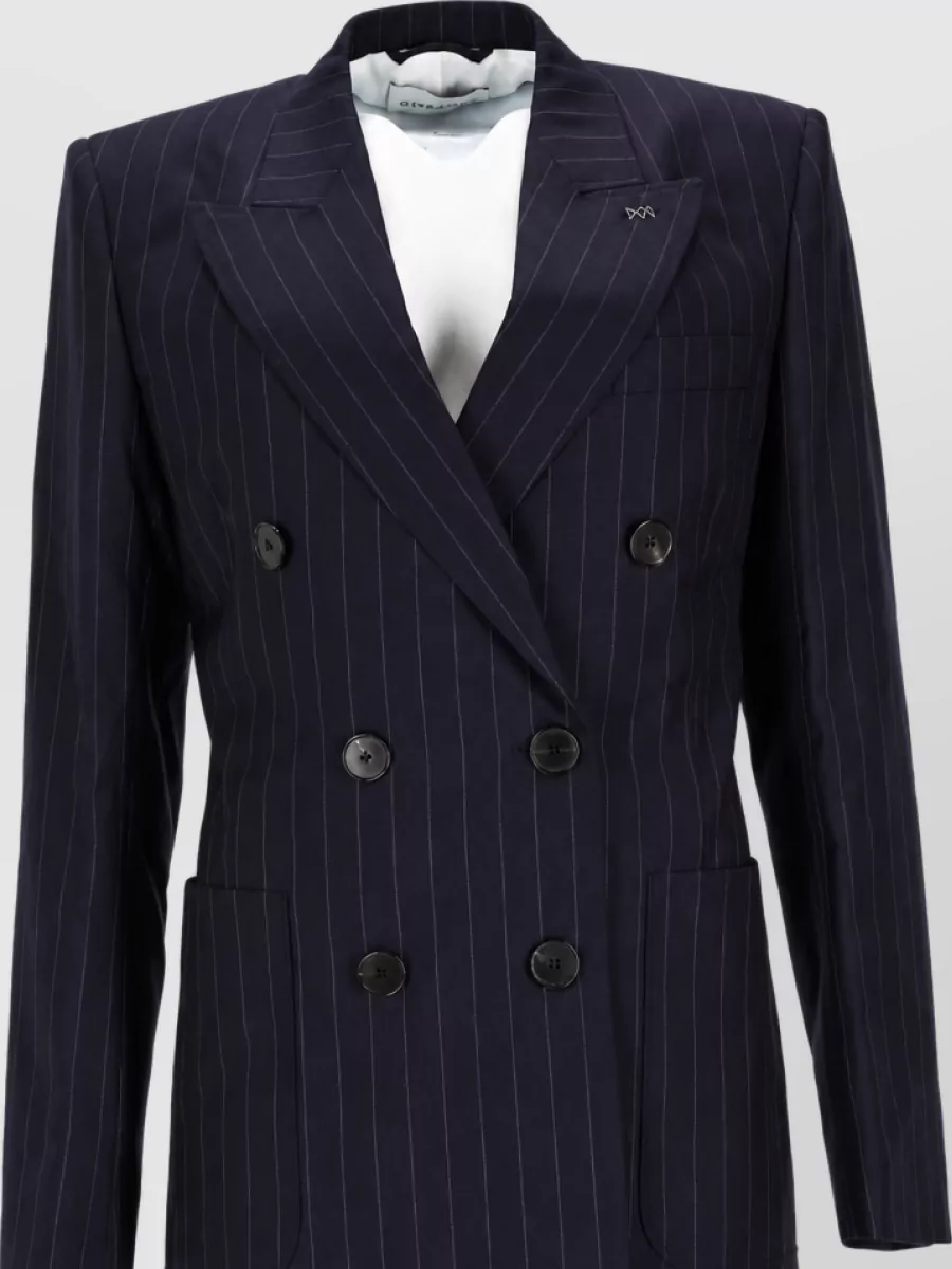 Givenchy wool double breasted suit jacket