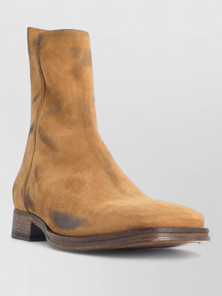 Acne Studios Leather suede ankle boots