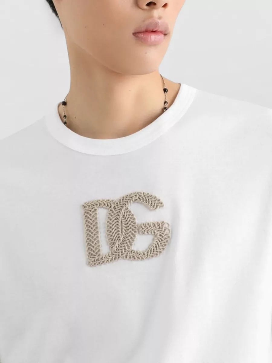 Dolce&Gabbana Cotton Logo-Patch T-Shirt