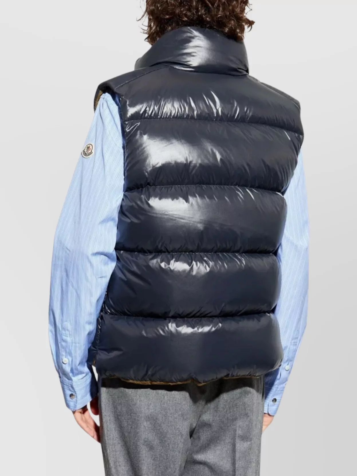 Moncler High Neck Sleeveless Puffer Jacket