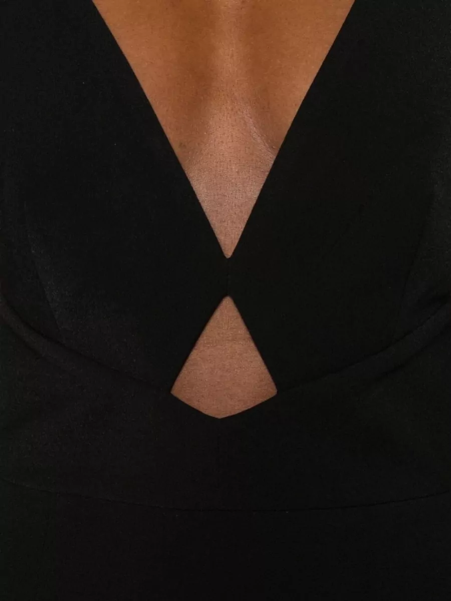 Solace London V-Neck Sleeveless Maxi Dress