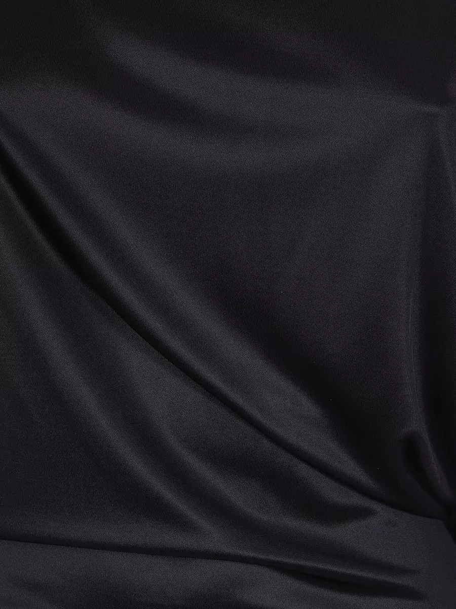 Dsquared2 Dress Boat Neckline Draped Detail Open Back