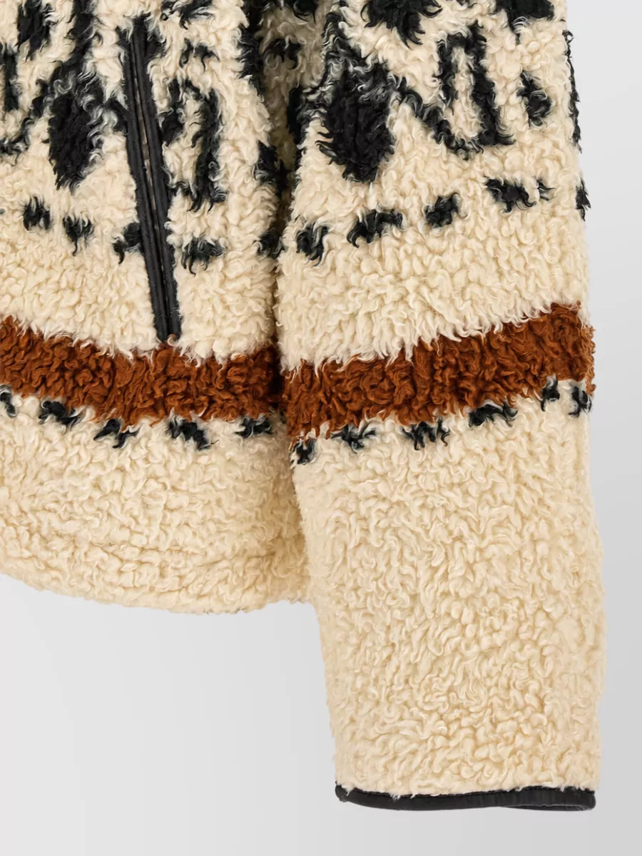 Isabel Marant Etoile Patterned Bouclé Zip Jacket