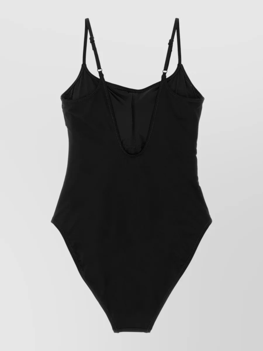 Polo Ralph Lauren One-Shoulder Swimsuit