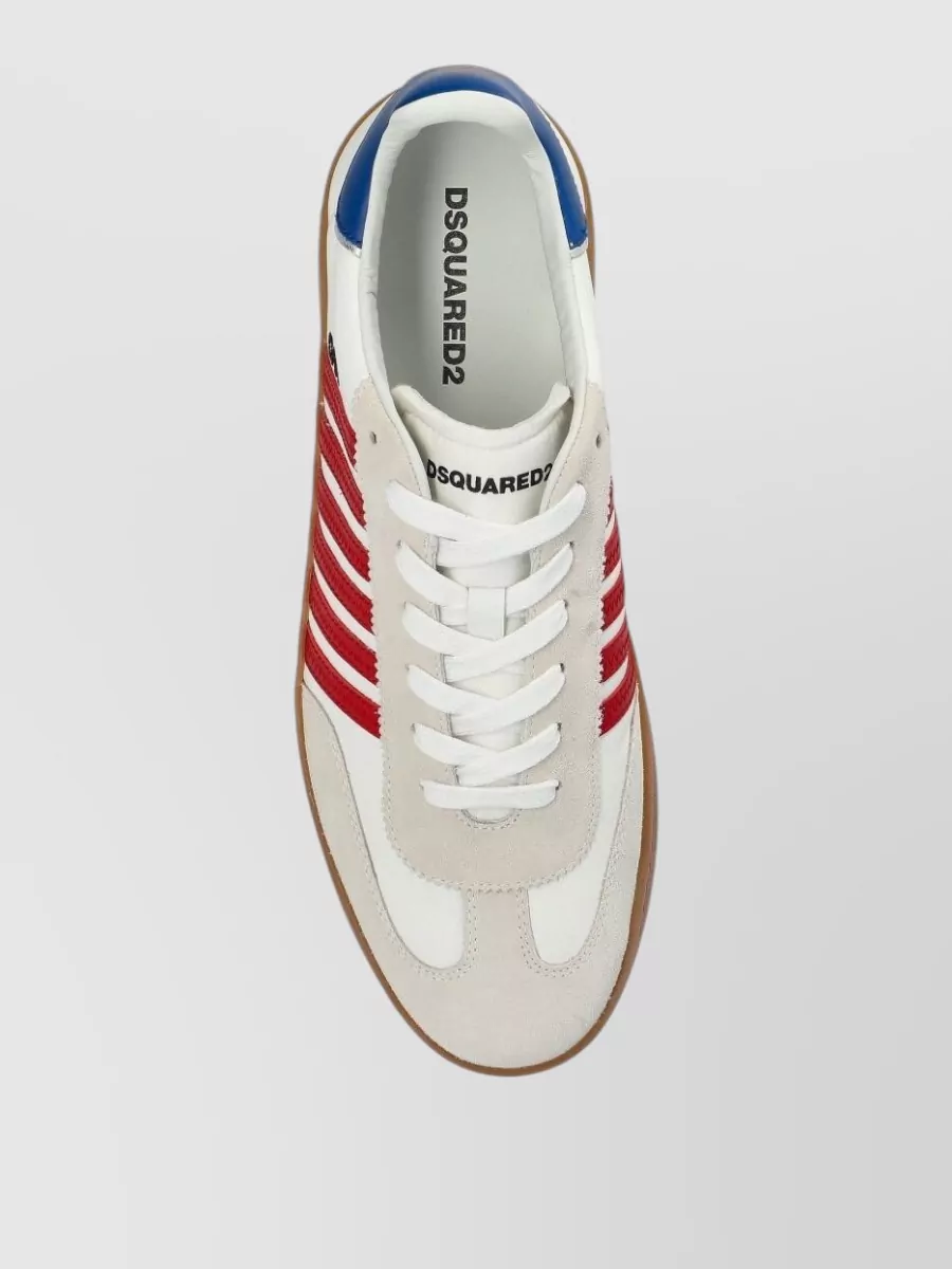 Dsquared2 Leather Low-Top Sneakers