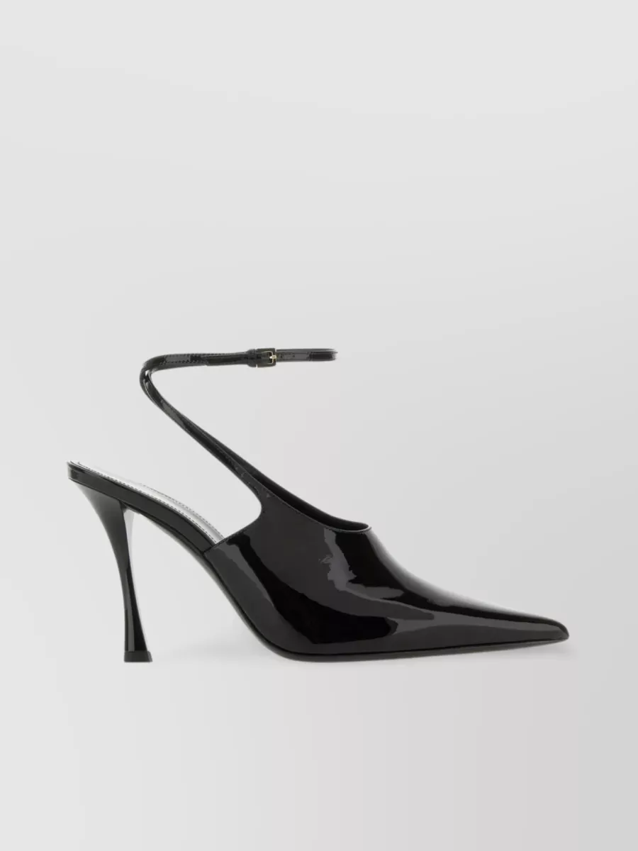 Shop Givenchy Pointed Stiletto Calf Leather Pumps In Black