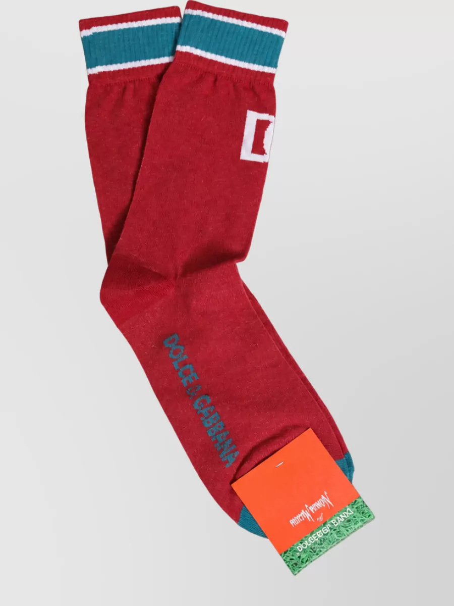Dolce&Gabbana Cotton Mid Calf Socks