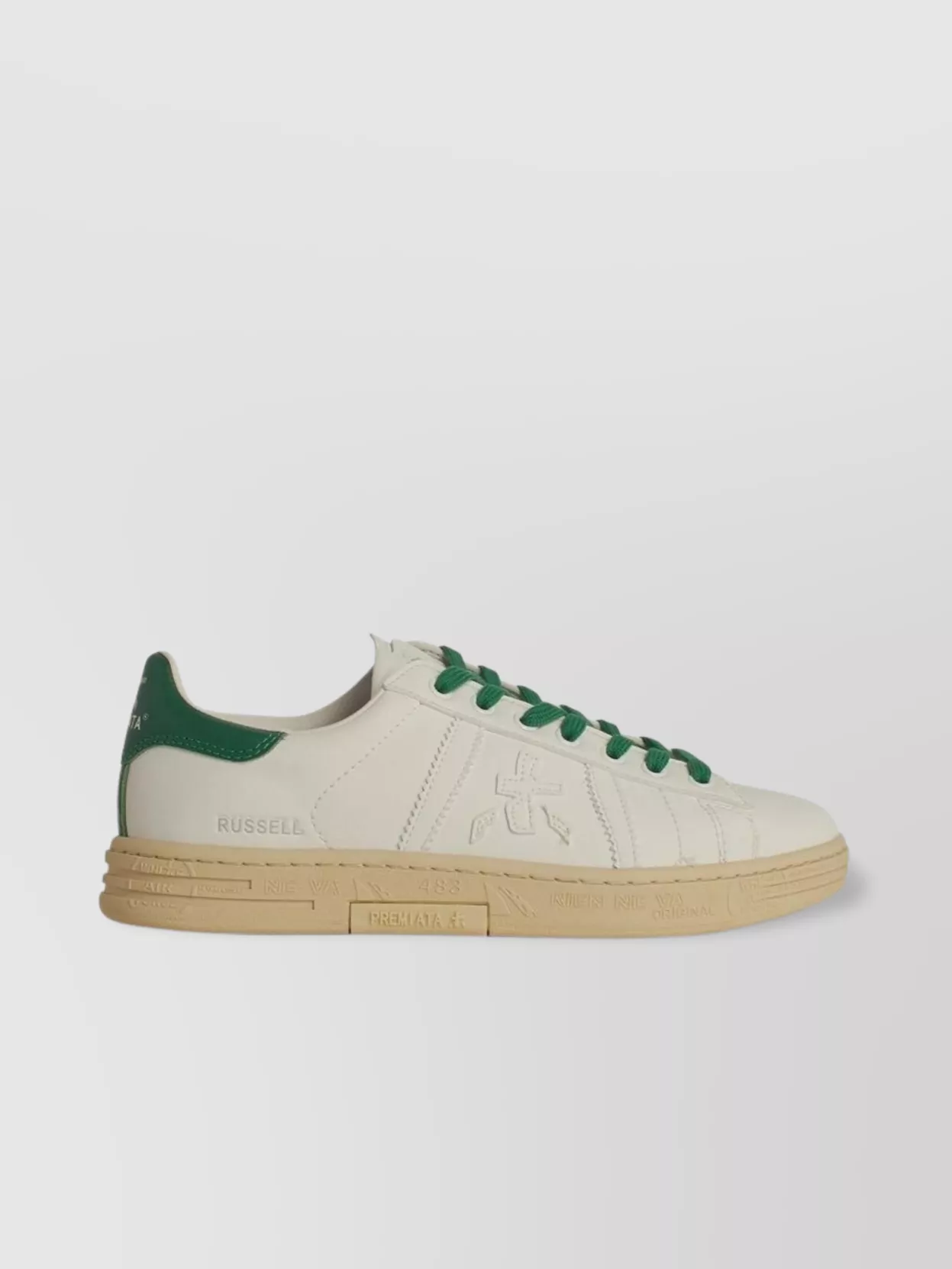 Premiata 'Russel' Leather Sneakers Contrast Sole