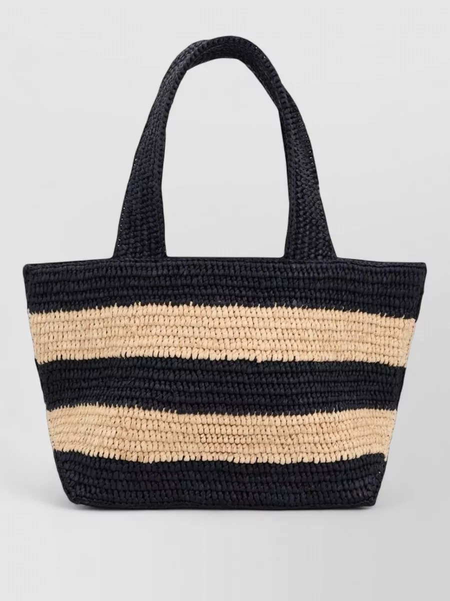 Patou Raffia Tote Bag