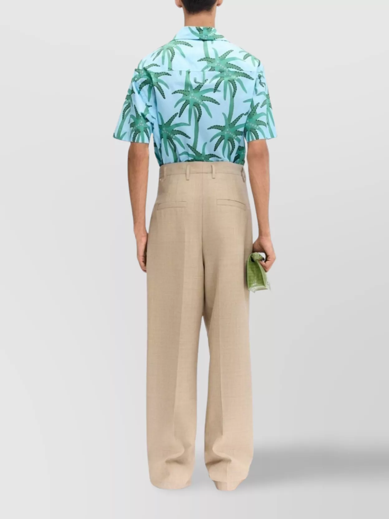 Shop Jacquemus Relaxed Fit Shirt Tropical Print