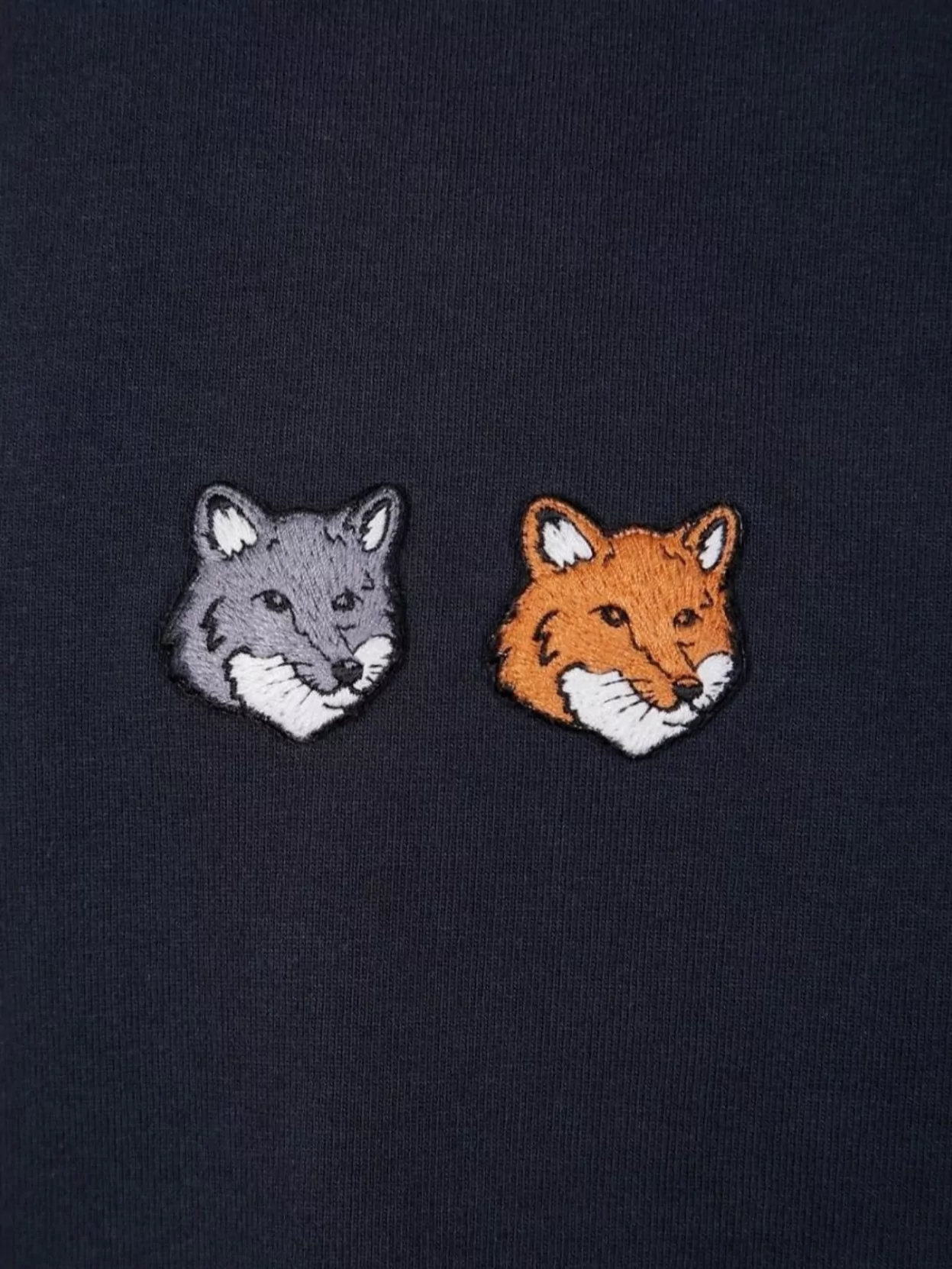 Maison Kitsuné Bold Fox Head Crew Neck Cotton T-Shirt