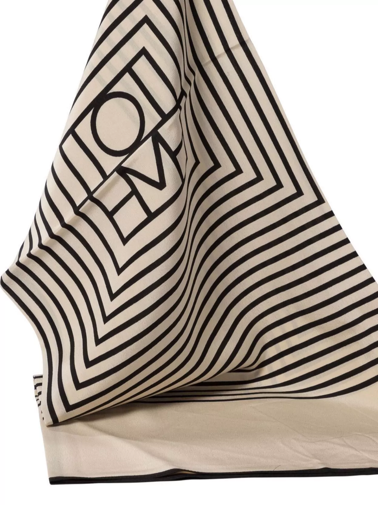 Totême Silk Logo-Print Scarf
