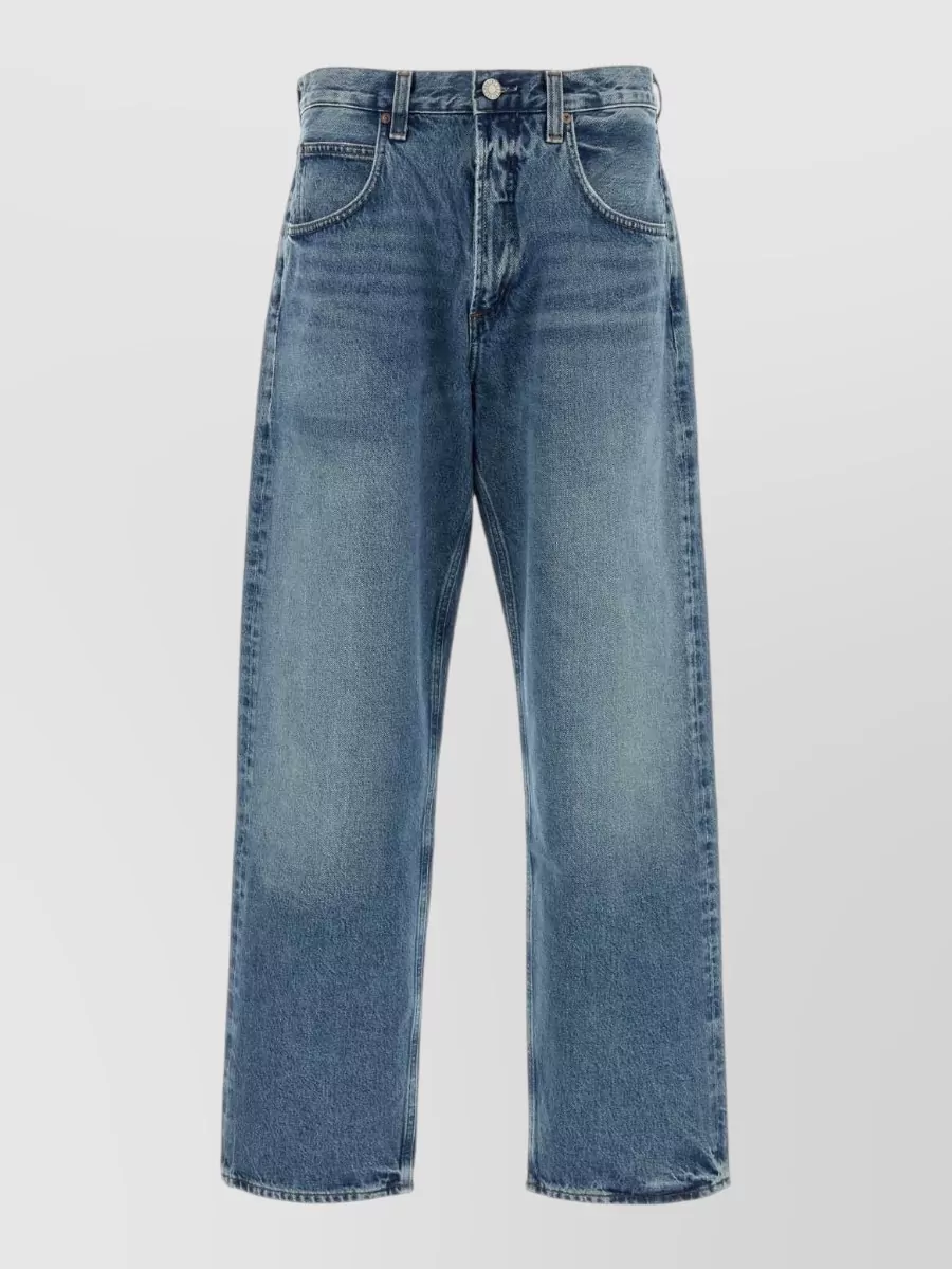 Agolde denim straight-leg jeans