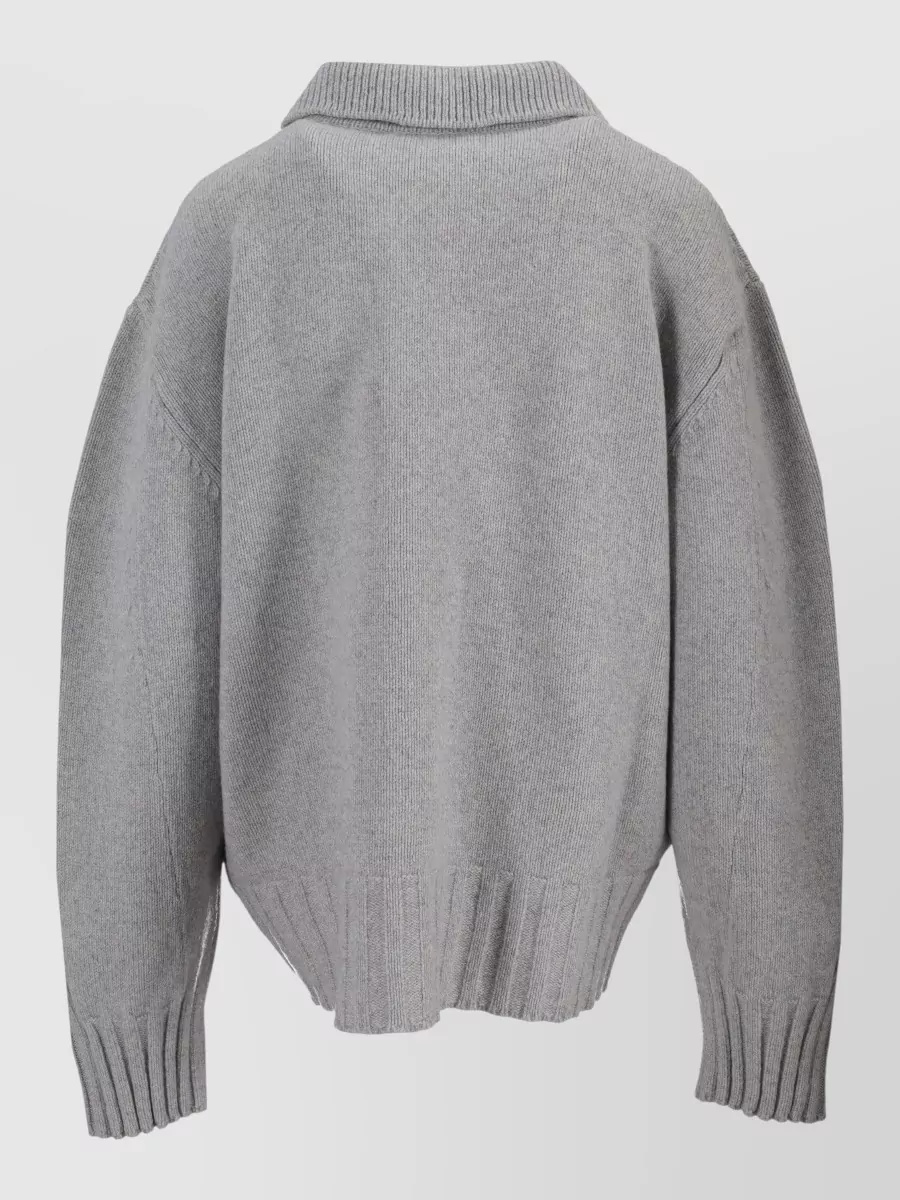 The Attico Wool Cashmere Cardigan