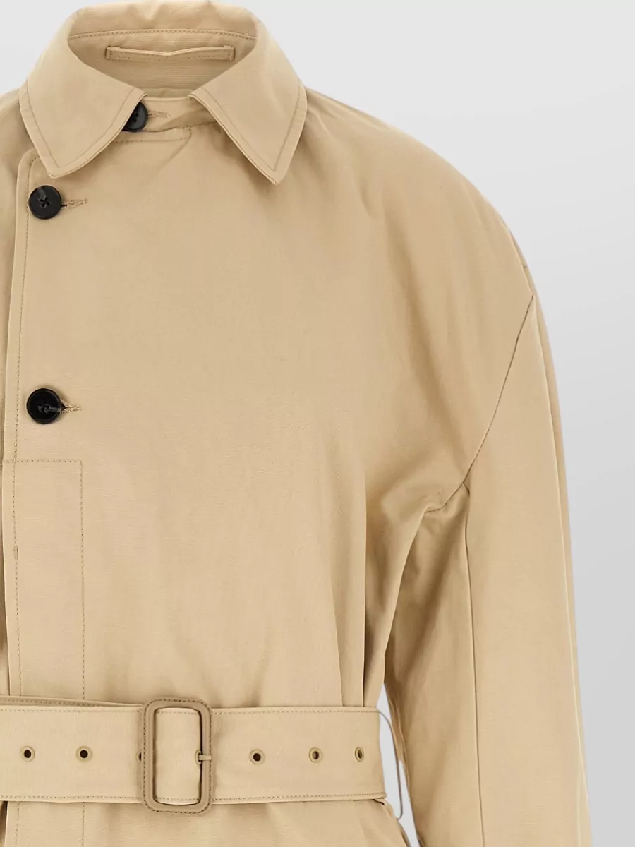 Entire Studios Cotton Belted Trench Coat