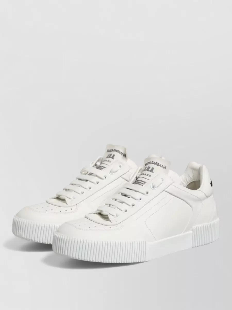 Dolce&Gabbana Leather Low Top Sneakers