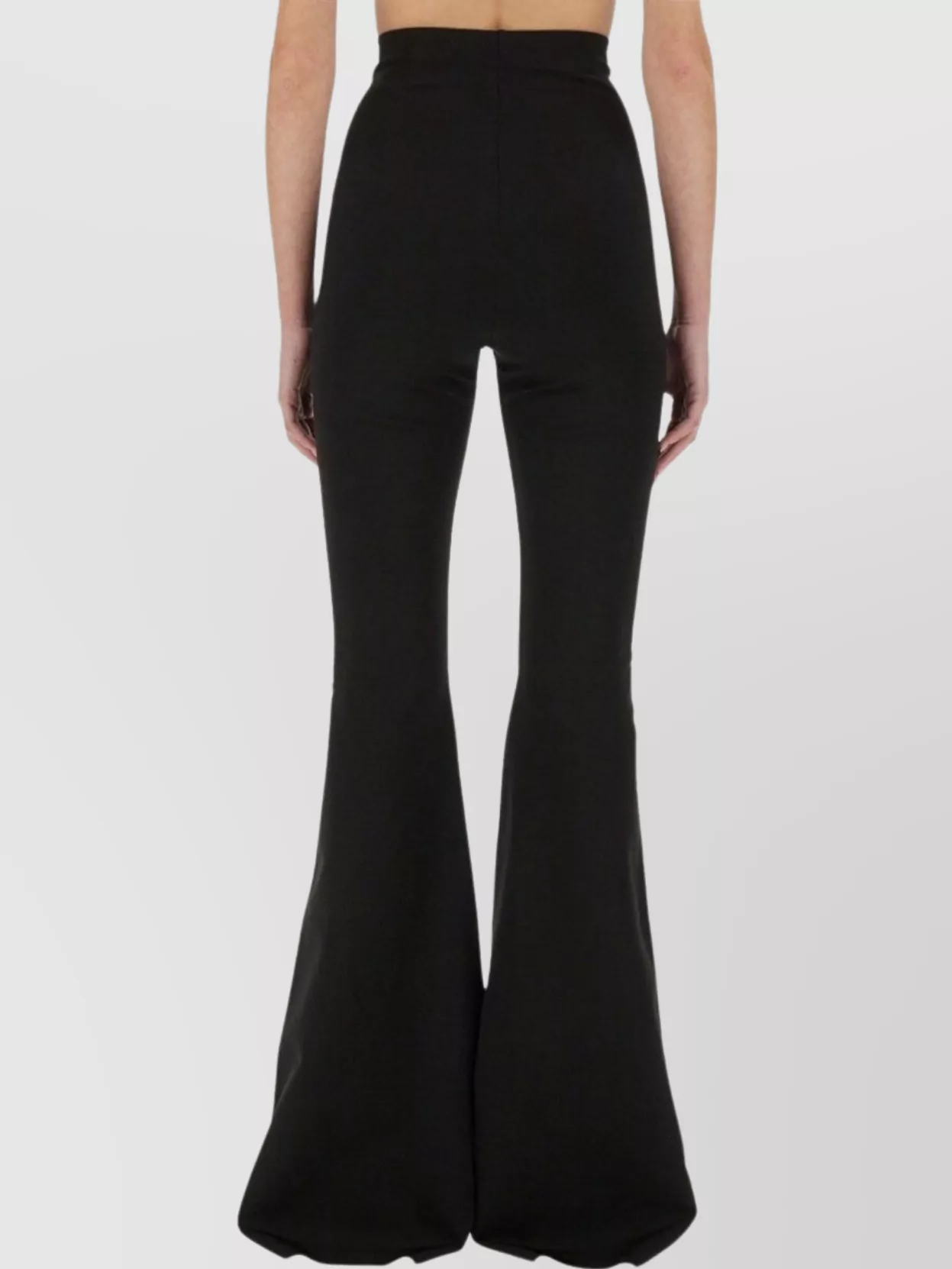 Rick Owens Lilies Flared High Waist Full Length Pants
