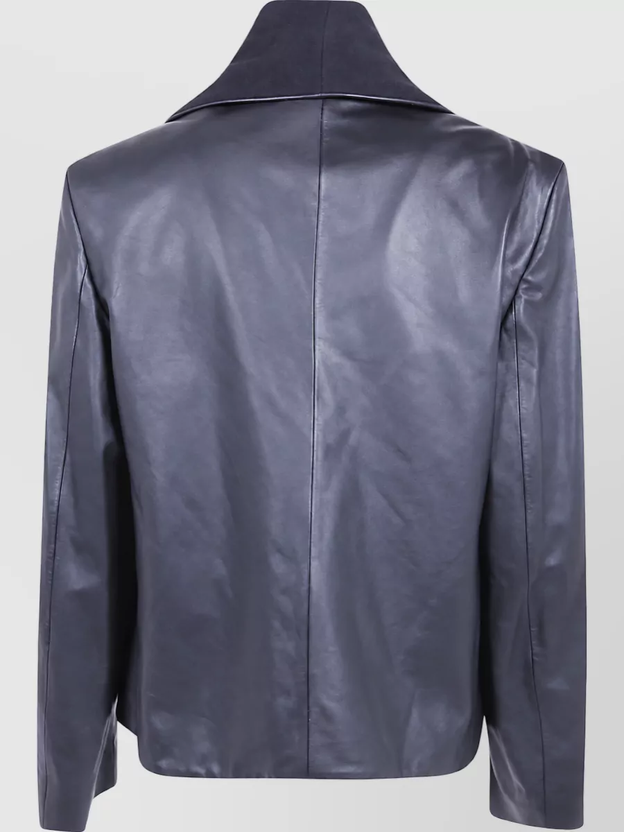 Totême Leather Scarf Jacket