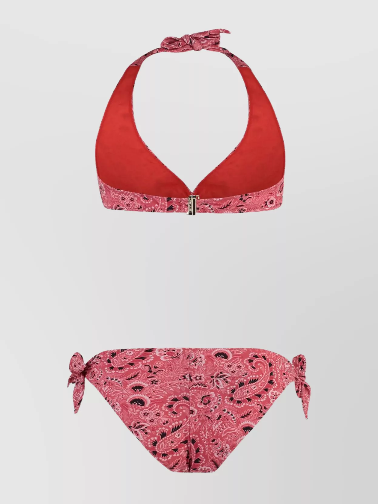 Etro Paisley Print Bikini Bottom And Halter Neck