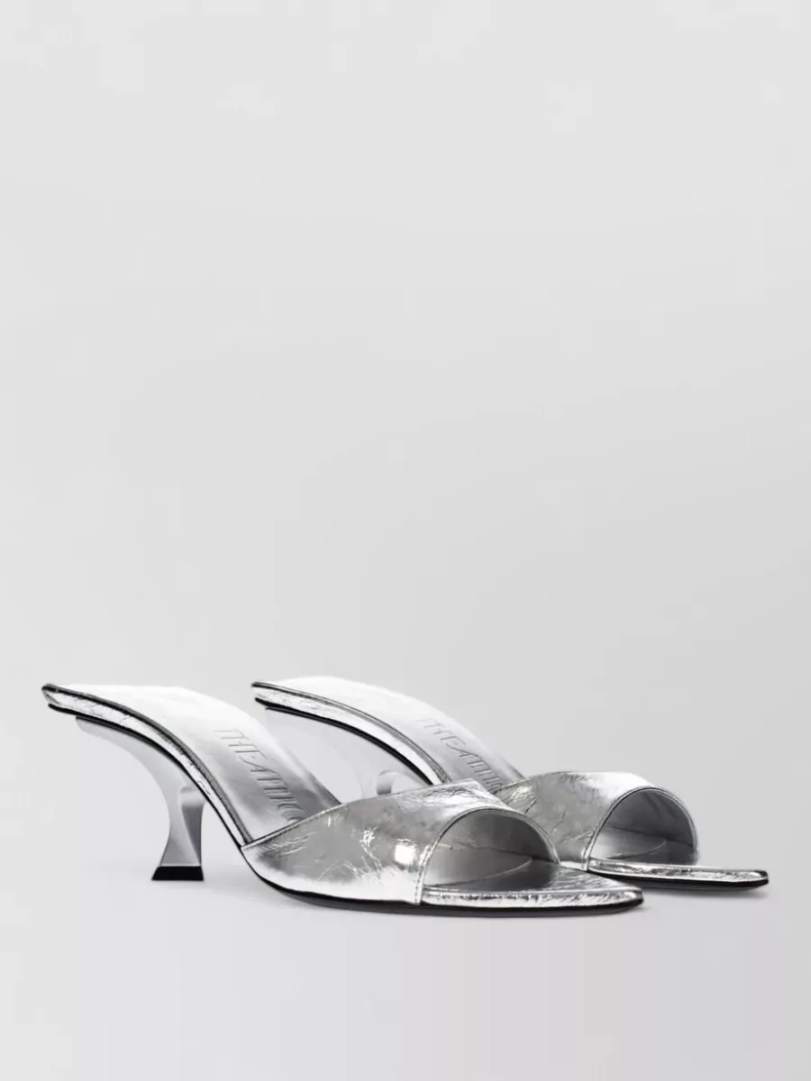 The Attico Leather Flat Mules
