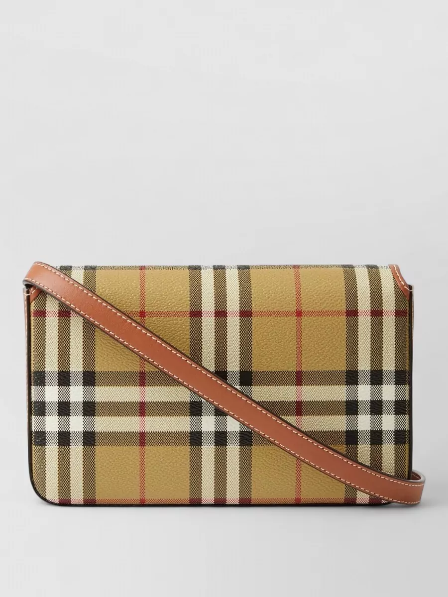 Burberry Hampshire Vintage Mini Check Cross-Body Bag