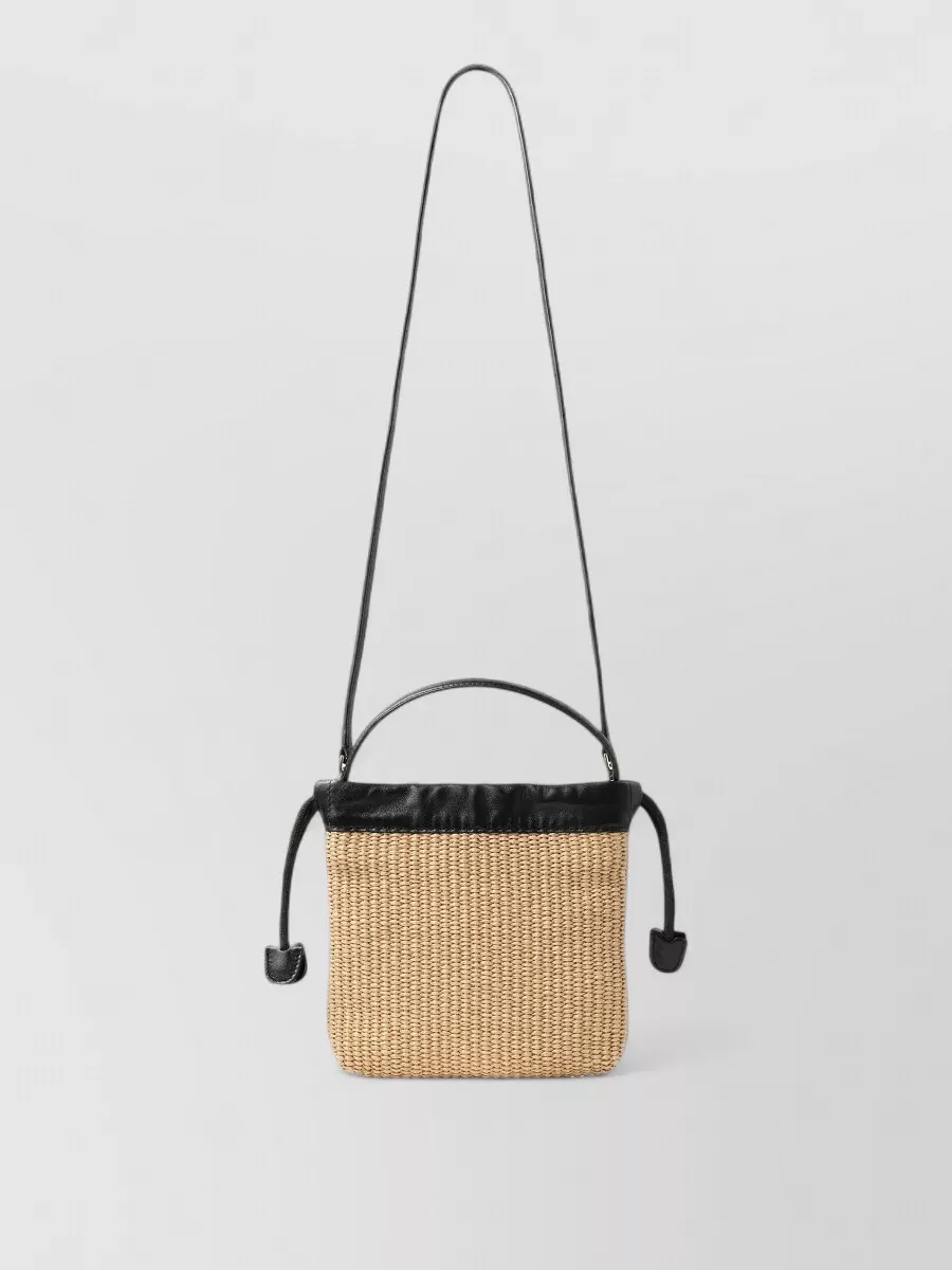 Jimmy Choo Na Raffia Bucket Bag