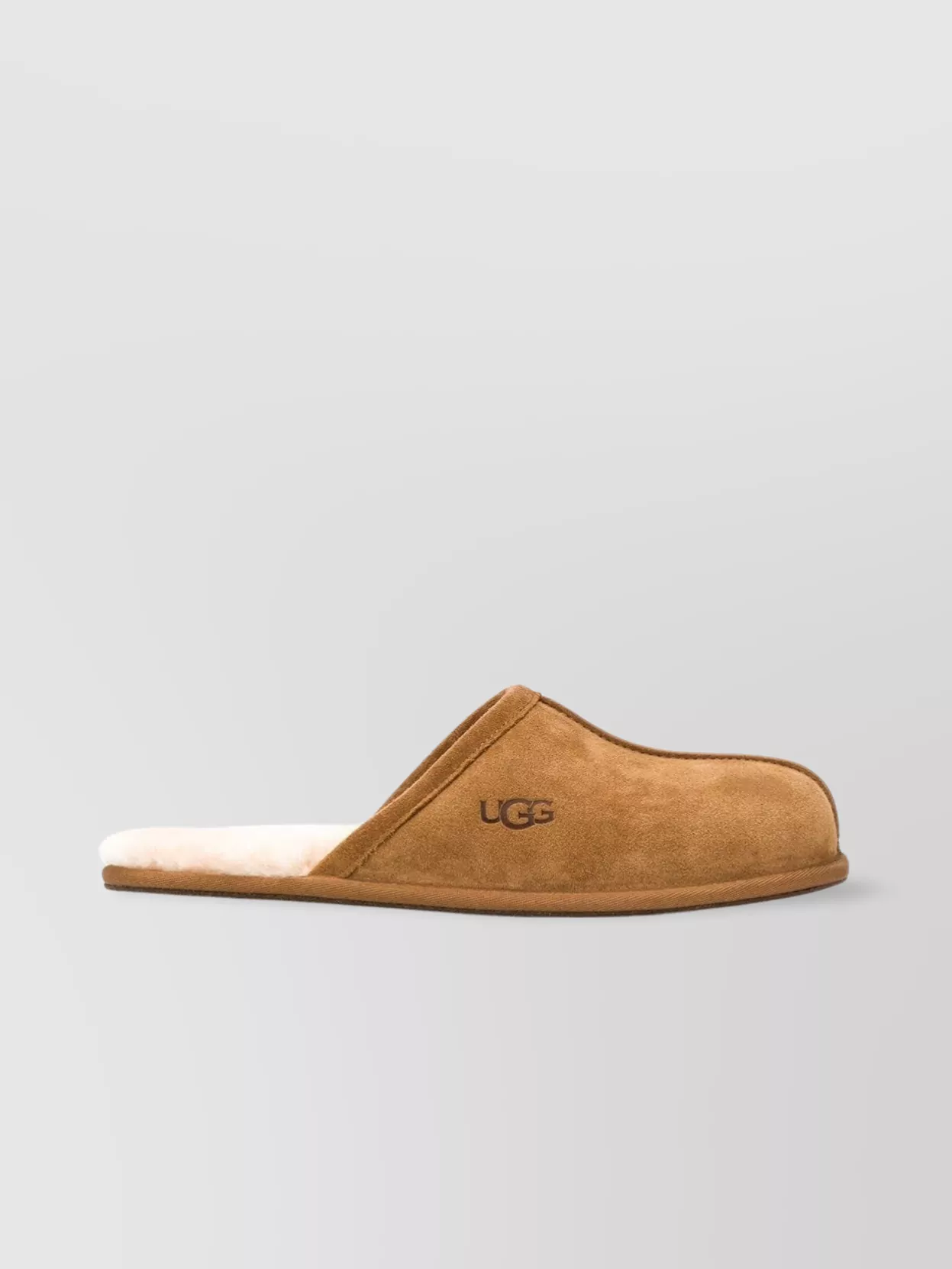 Ugg Slip-On Scuff Slippers Featuring Exposed-Seam Detailing