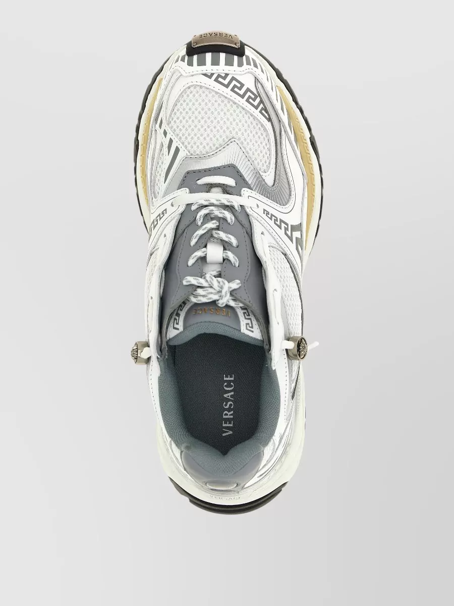 Versace Leather Low-Top Sneakers