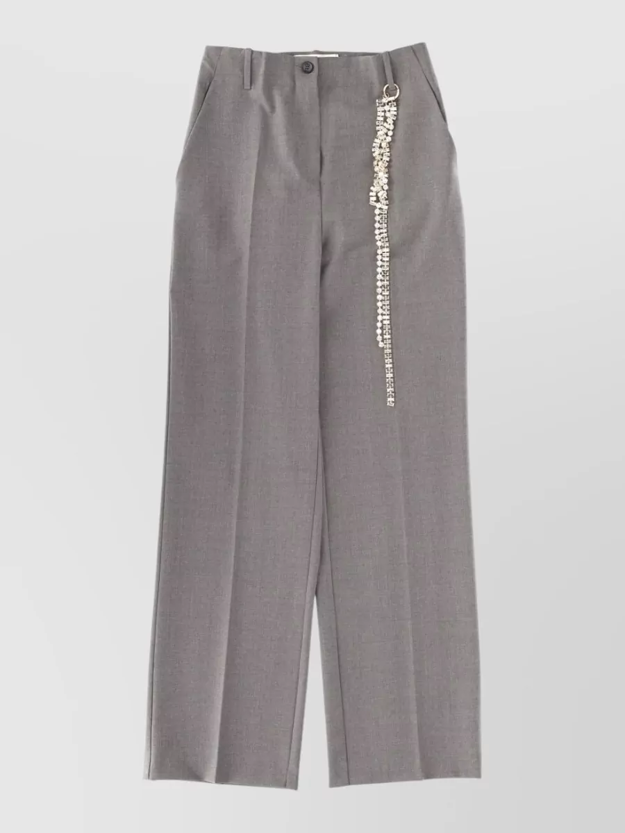 Circus Hotel virgin wool wide-leg tailored trousers