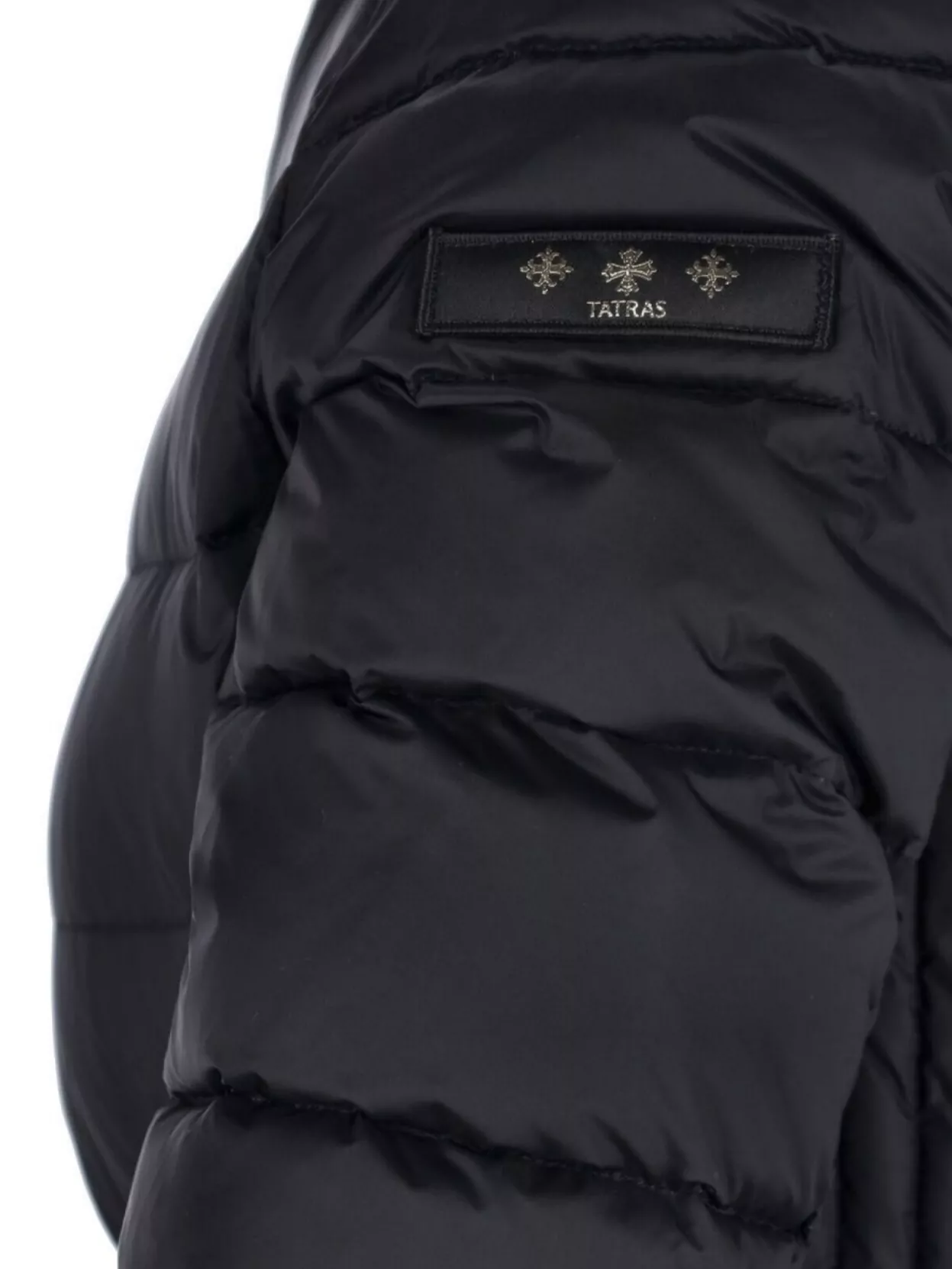 Tatras Quilted Hooded Jacket Belted Waist