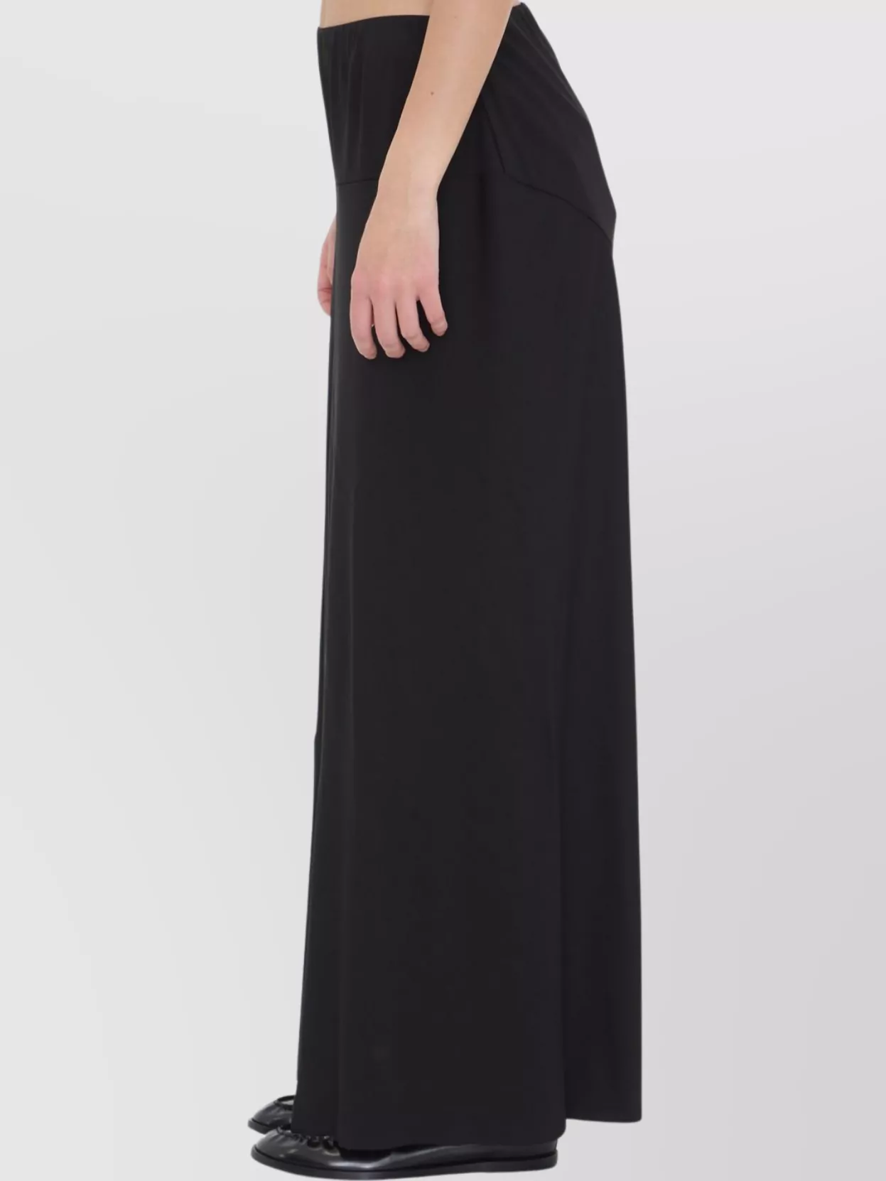 The Row Jersey Maxi Skirt Featuring Asymmetric Seams