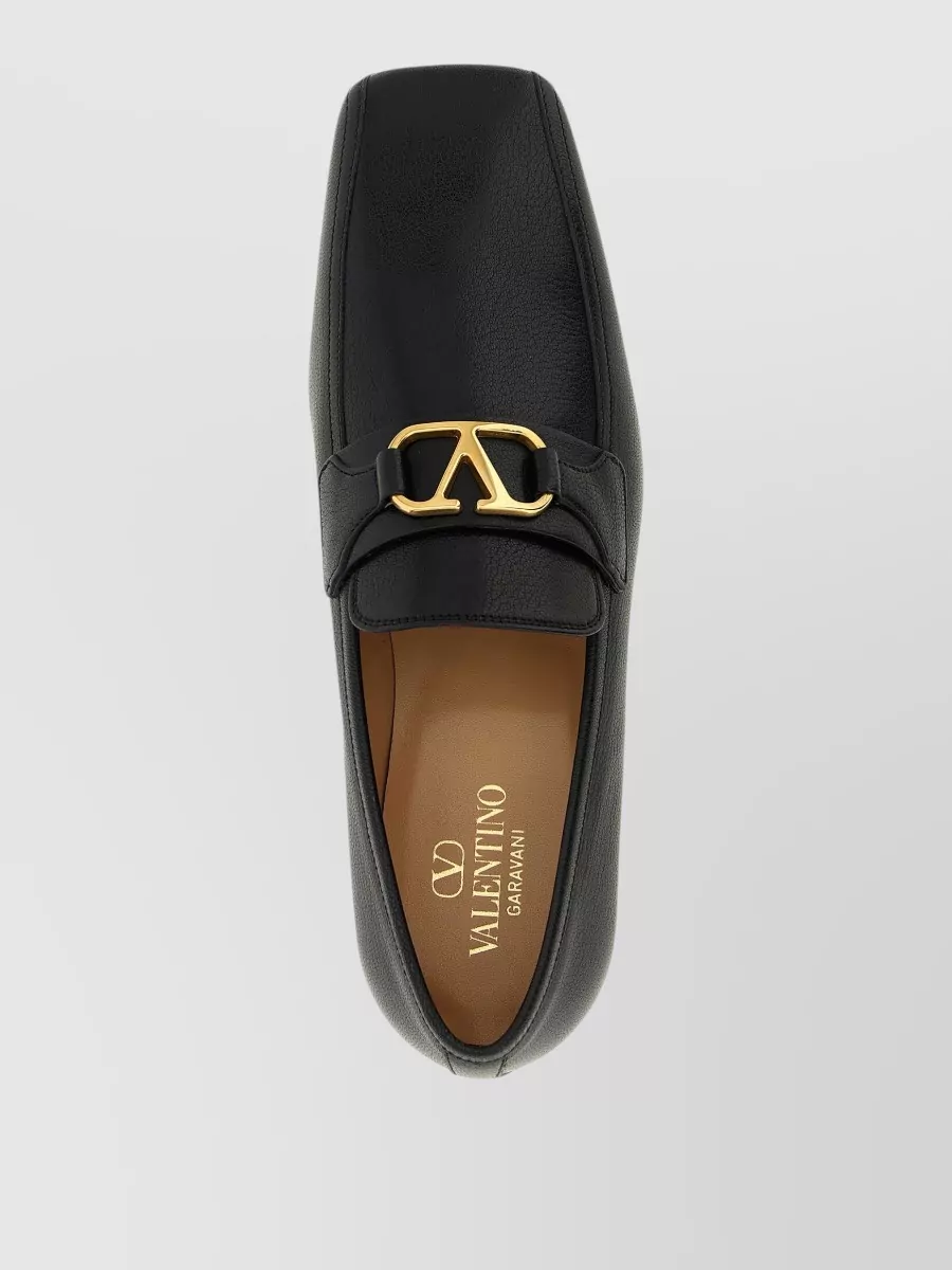 Valentino Garavani Leather Vlogo Signature Loafers