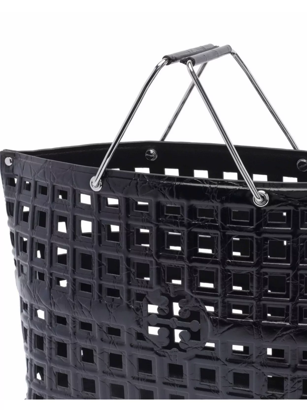 Tory Burch Cut-out Metal Handles Tote Bag