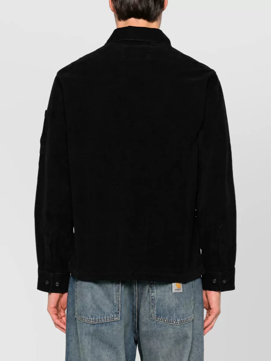 C.p. Company Corduroy Single-Breasted Coat