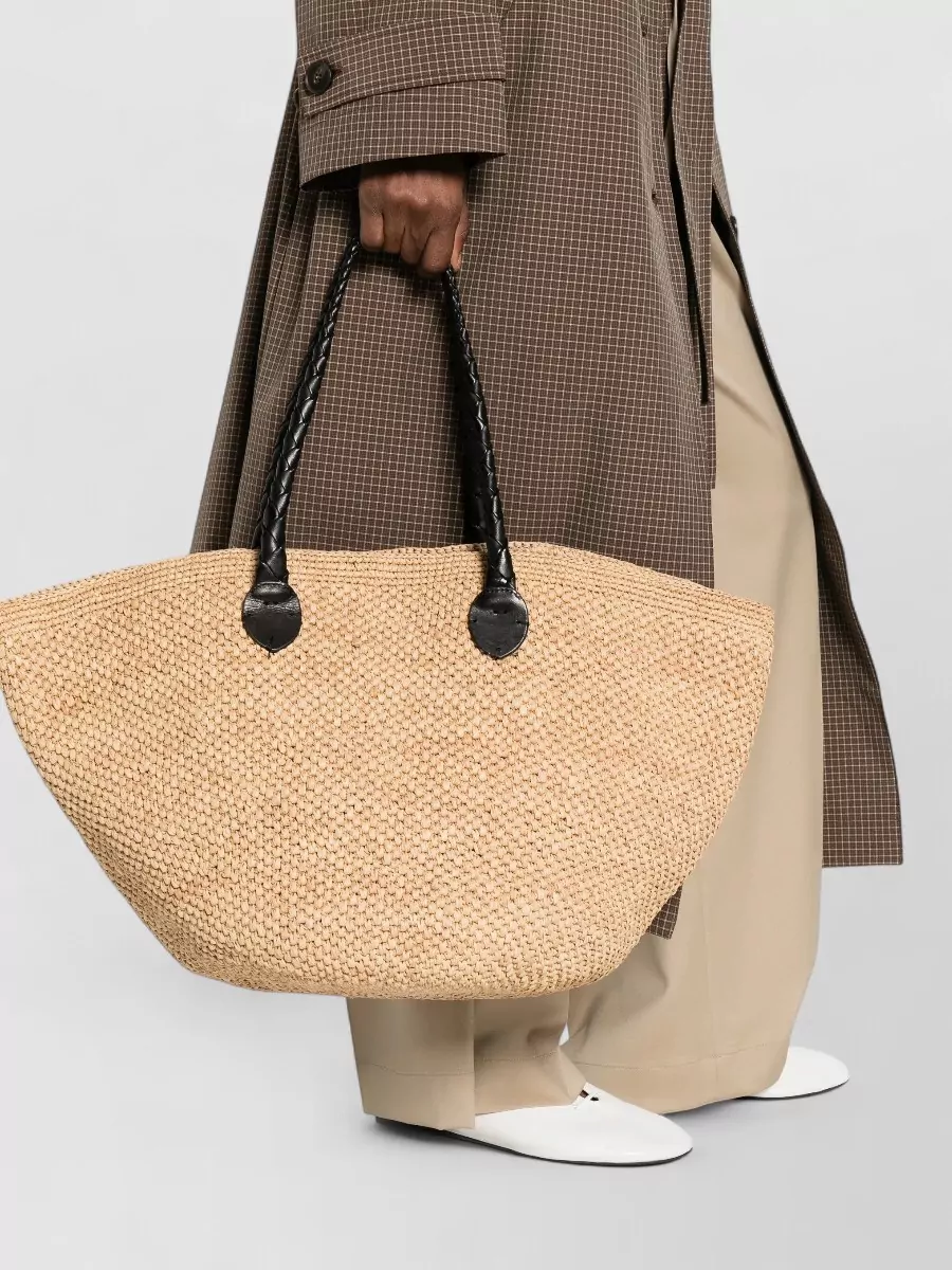 Dragon Diffusion Vintage Mesh Tote Raffia Beach Bag